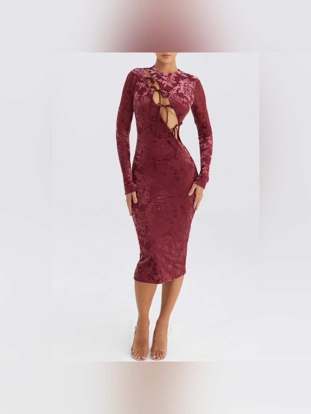 Women’s Burgundy Lace-Up Mistress Rocks.